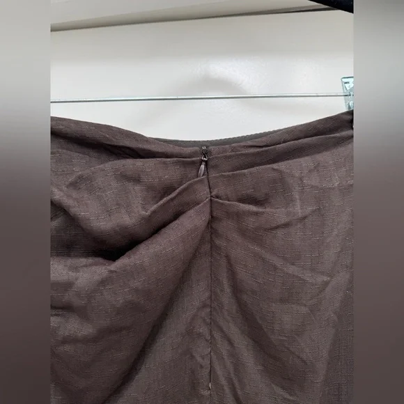 12th Tribe Asymmetrical Black Fringe Skirt - Picture 8 of 9